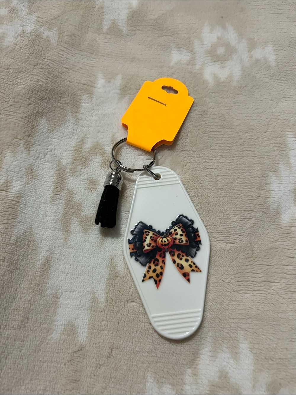 Pumpkin Ribbon Keychain 🎀